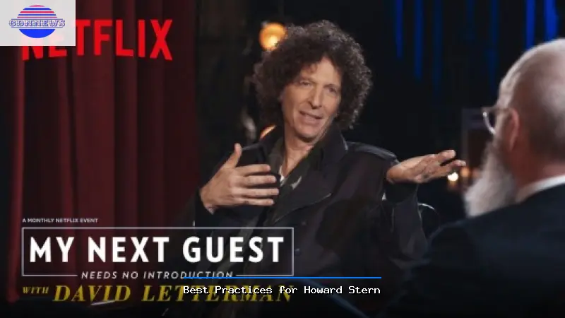 Best Practices for Howard Stern - Howard Stern Guide